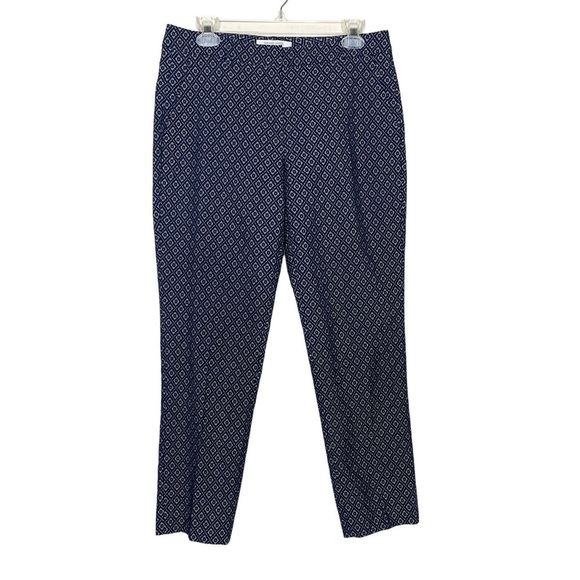 Gerard Darel Navy/Gold Jacquard Pants - Picture 1 of 6